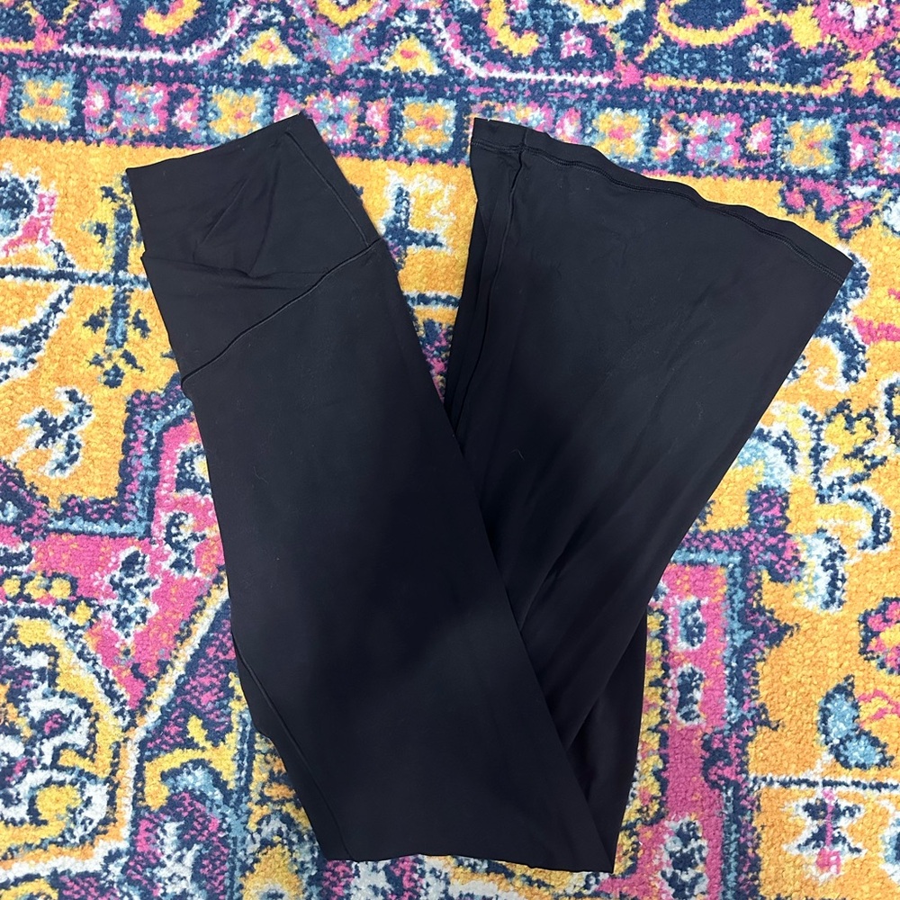 Aerie Black Flared Leggings